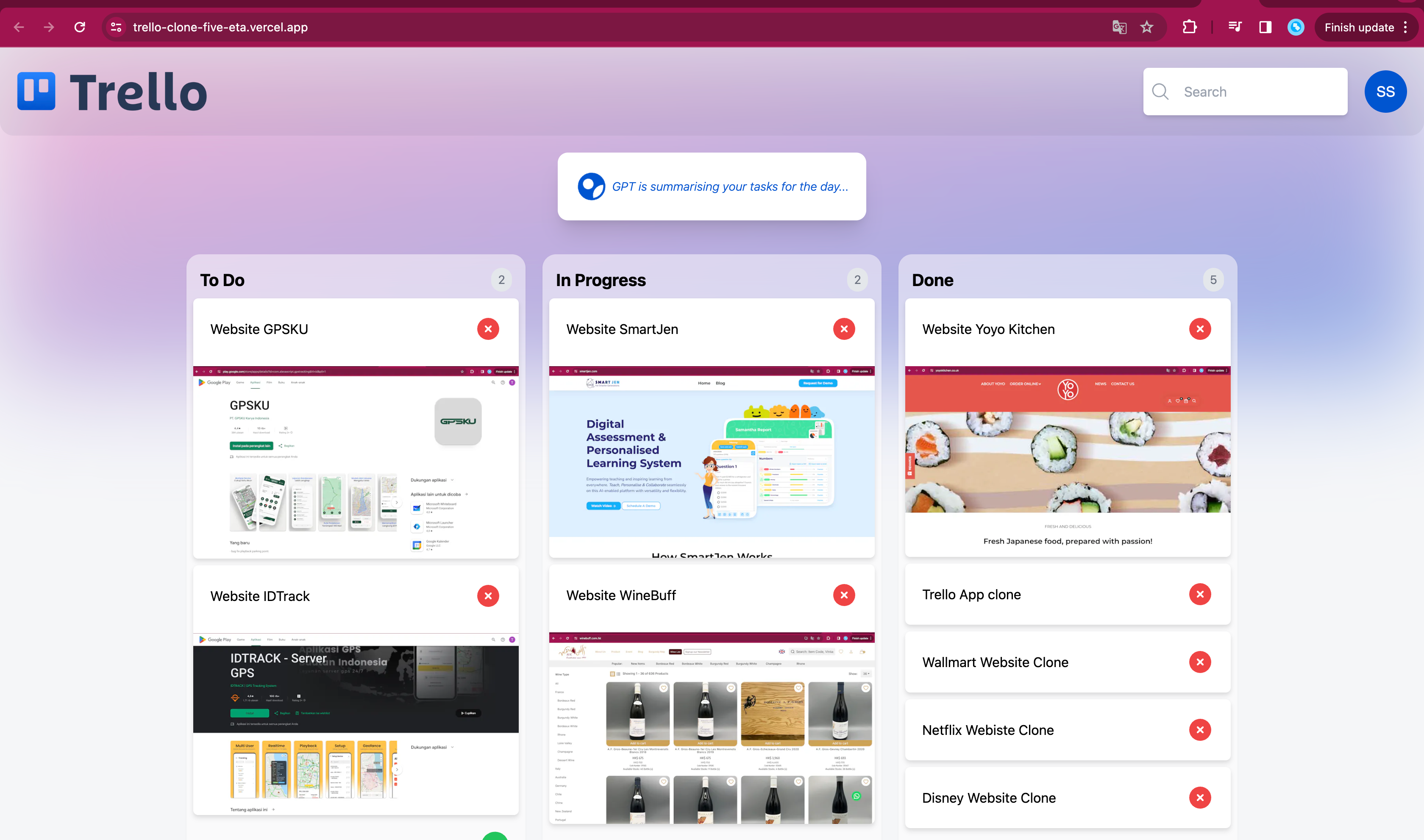 Trello Clone