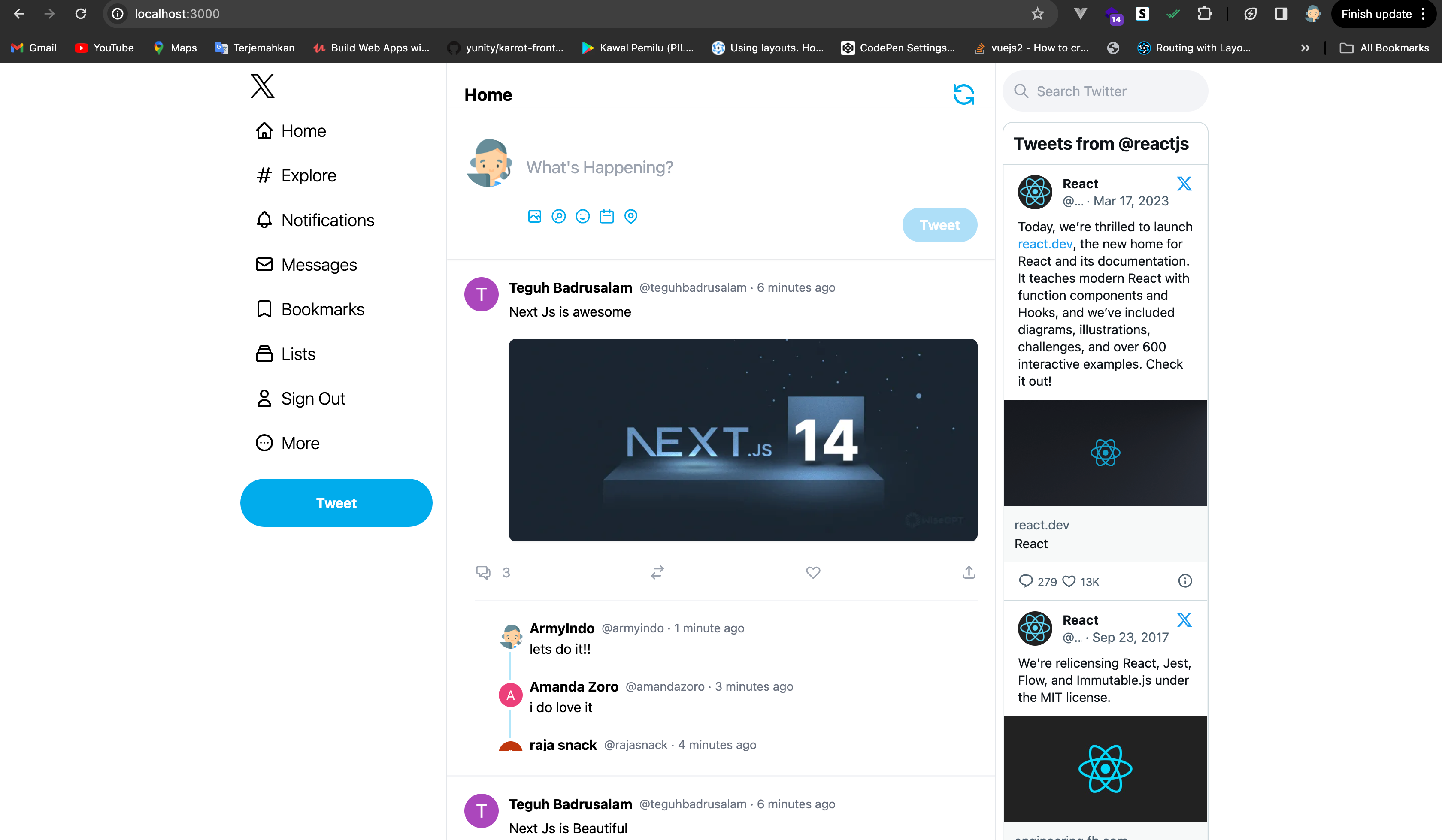 Twitter Clone